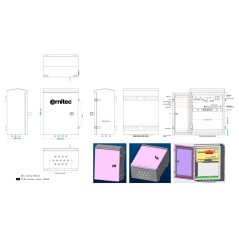 Ernitec Outdoor IP66 Waterproof Box - Ultimate Protection for Your Devices! (ELECTRA-M10-OUTDOOR-UP)